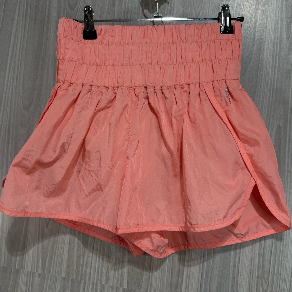 Free People Movement The Way Home Shorts Size M Coral Athletic Activewear